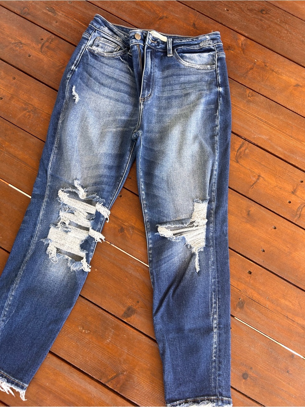 KanCan Distressed Blue Skinny Jeans